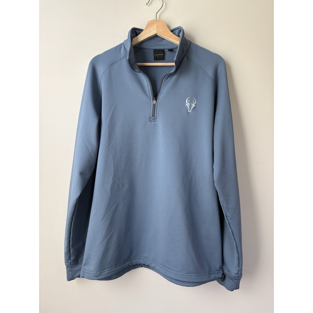 Mens Dunning Golf Performance Quarter Zip Size Large